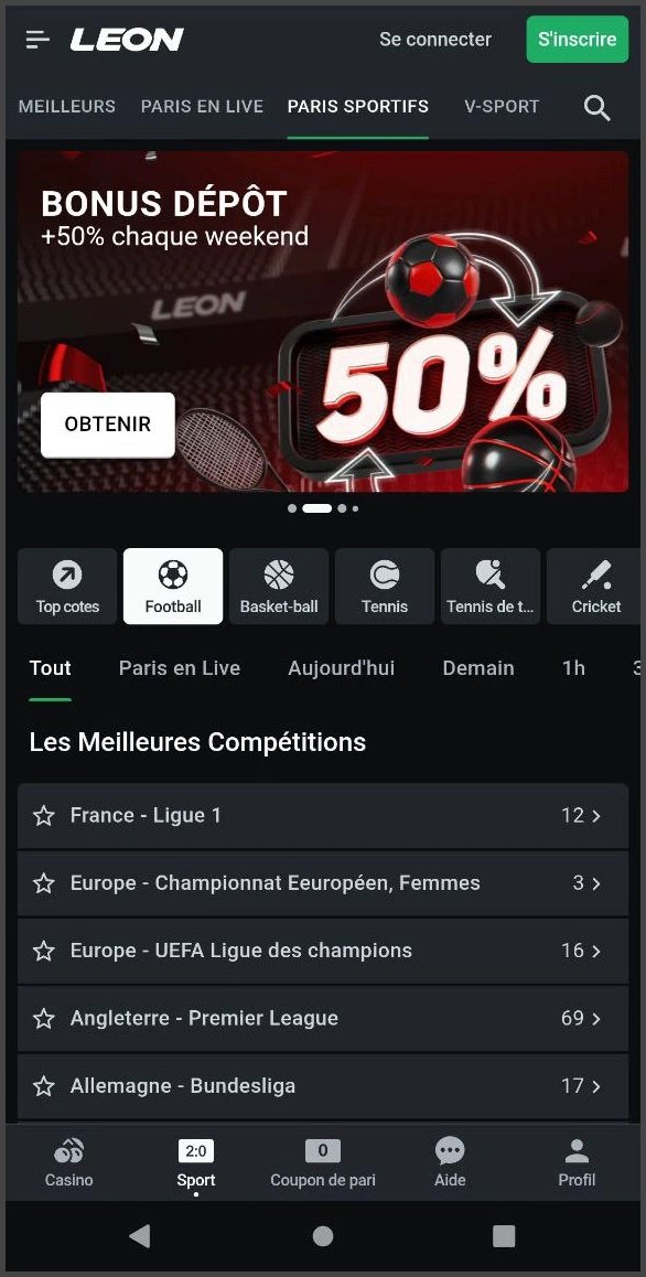 Leon casino bonus à France